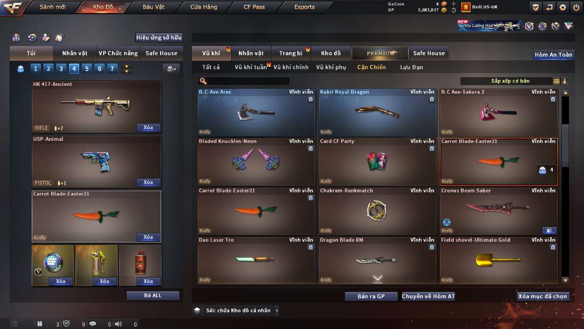 shop acc cf uy tin gia re